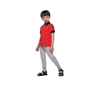 Oversize Children's Solid Color Cotton T-Shirt Plain Top for Boy or Girl Casual O-Neck Design for Baby Toddler