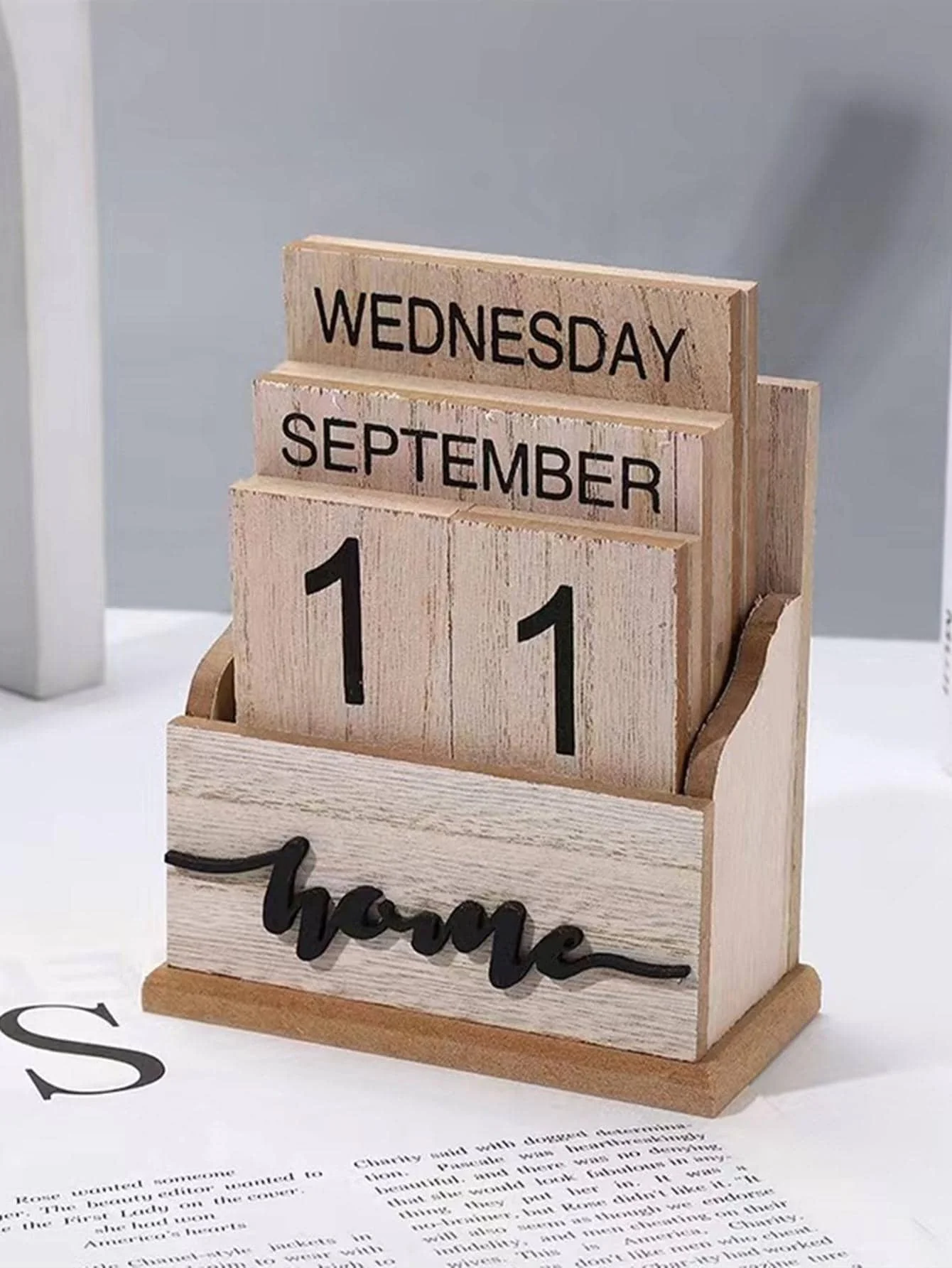 Best Selling Design Wood Calendar Block For Desk Decoration Cheapest ...