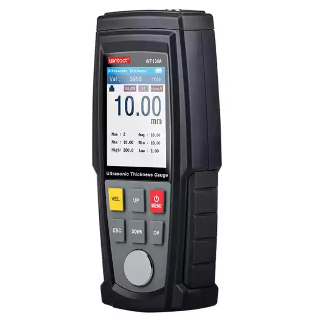 Wintact Jauge Épaisseur Ultrasons Numérique 0.001" - Testeur Portable Métal Aluminium Acier Cuivre Haute Précision