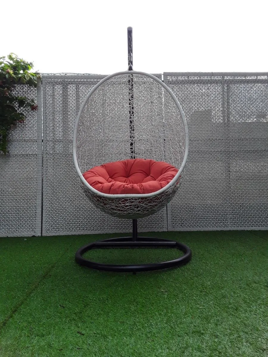 Hanging Egg Chair Rattan Outdoor Indoor Patio Garden Swing Chairs With