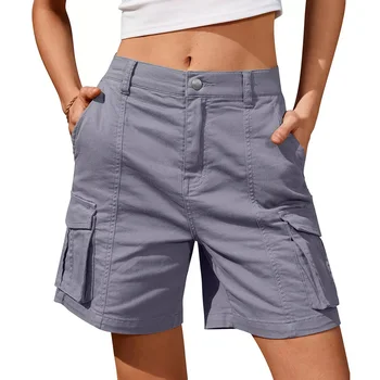 ショートパンツ KITON Women Shorts  Burmudas D57113K0961C05002K0961C05 KHAK YYDGH Cargo Shorts for Women Combat Jeans Summer Denim Cargo