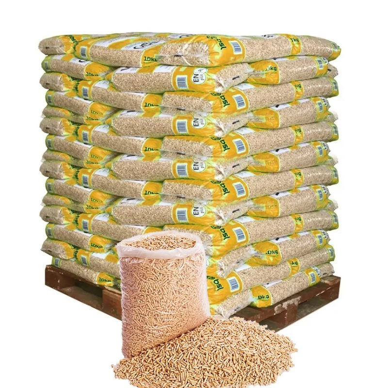 Premium Wood Pellets 6mm En Plus A1 Class Pellet Abete In 15kg Bags