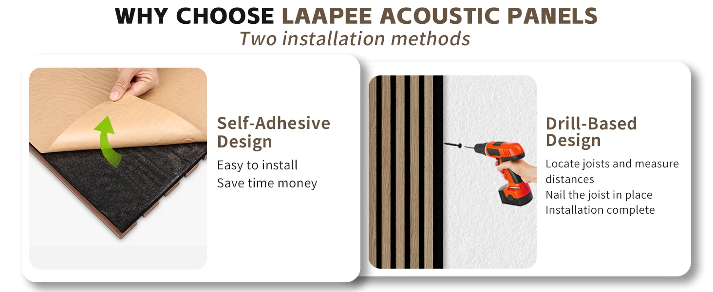 2-Pack 3D Textured Acoustic Wood Panels Walnut 47.3 X 23.6x 0.62 Inch Soundproof Wall Acoustic Slat Wood Panels supplier