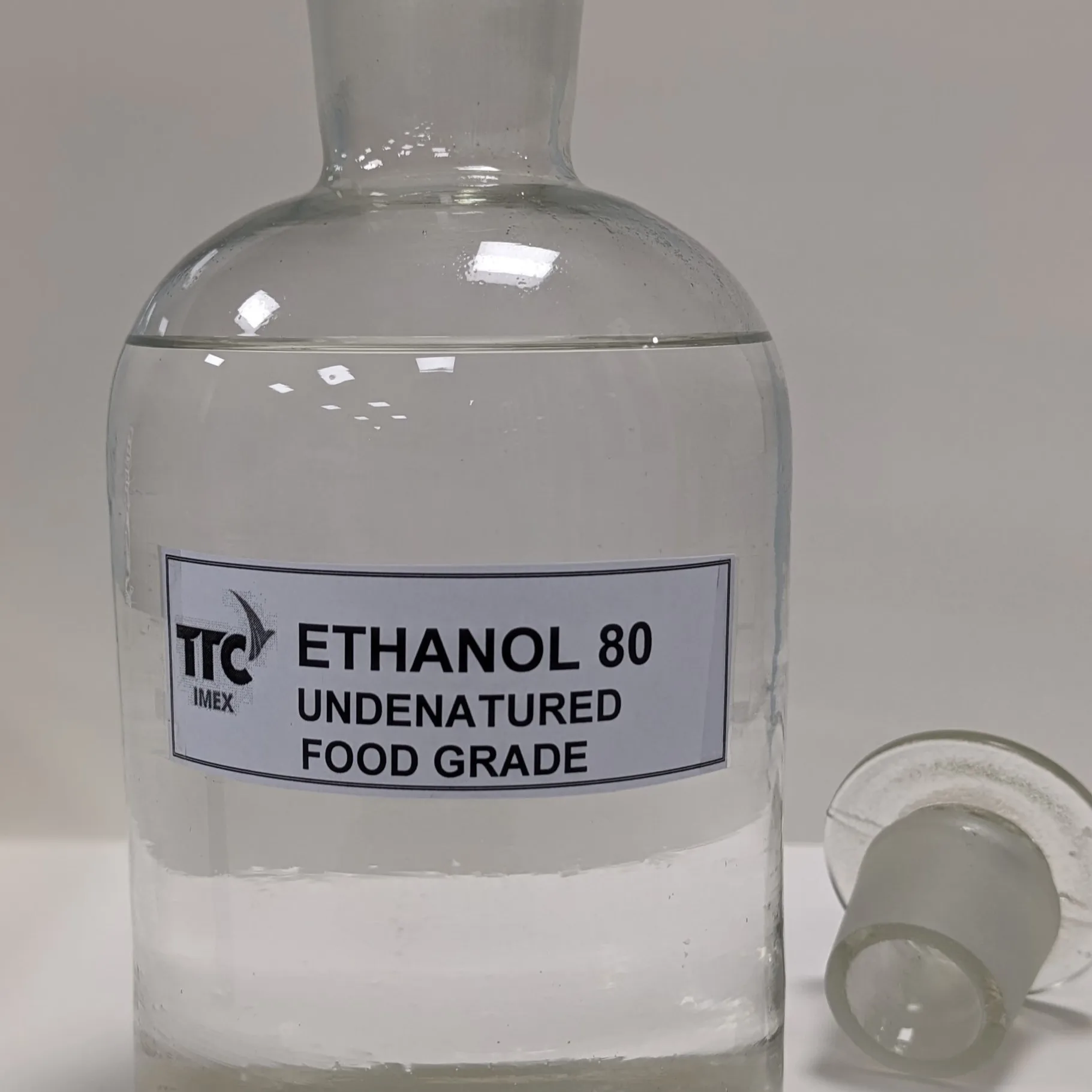 Liquid 96 Degree Undenatured Distilled From Rice Casava Starch Sugar