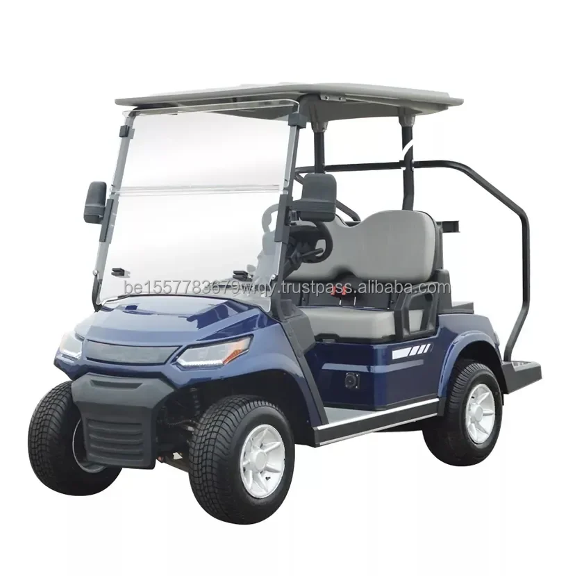 Custom Club Car Precedent Hinged Golf Car Tinted Windshield Cart