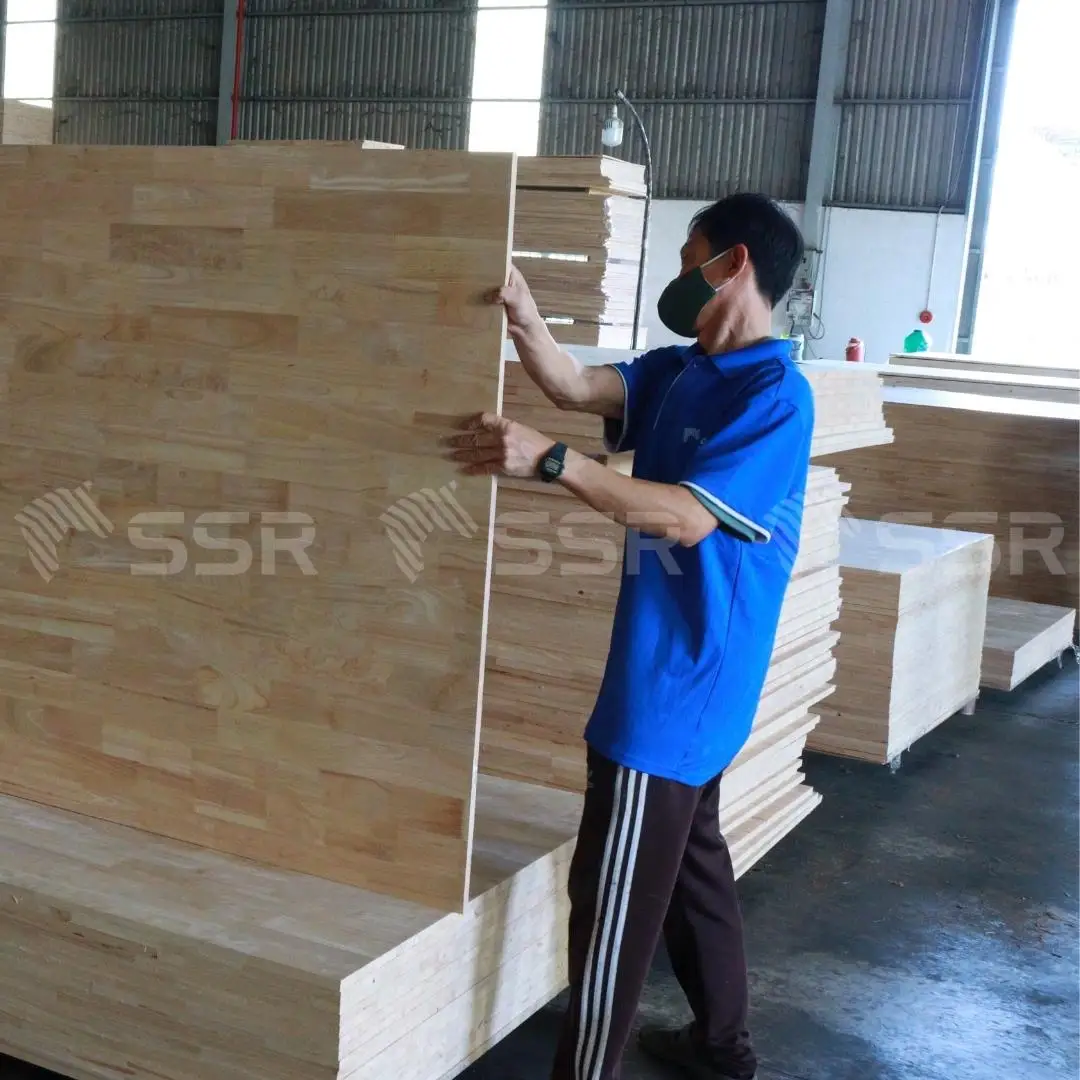 Ssr Vina Rubber Wood Finger Joint Board Rubber Wood Finger Joint