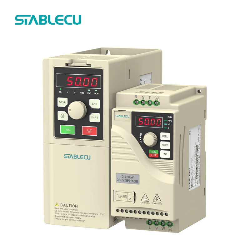 3 Phase 380V AC Variable Frequency Inverter Converter 0.75KW Asynchronous Motor Speed Drive 1HP