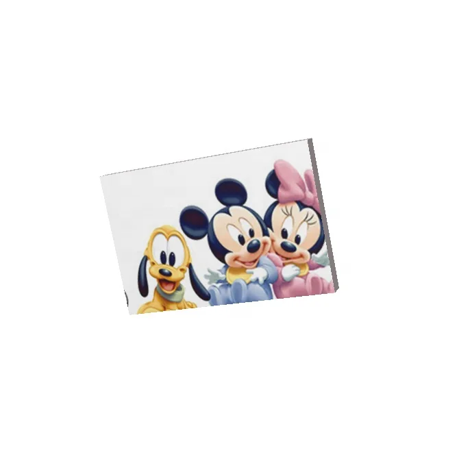 Teddy Bear Grave Photo Printed White Glazed Ceramic Wall Tiles 3D Brick Effect Digital Cartoon Printed Brick Look Tiles