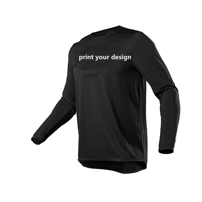 IBESTOP Breathable Downhill Cycling Jerseys Custom Long Sleeve MTB Downhill Jersey MTB Clothing for Men