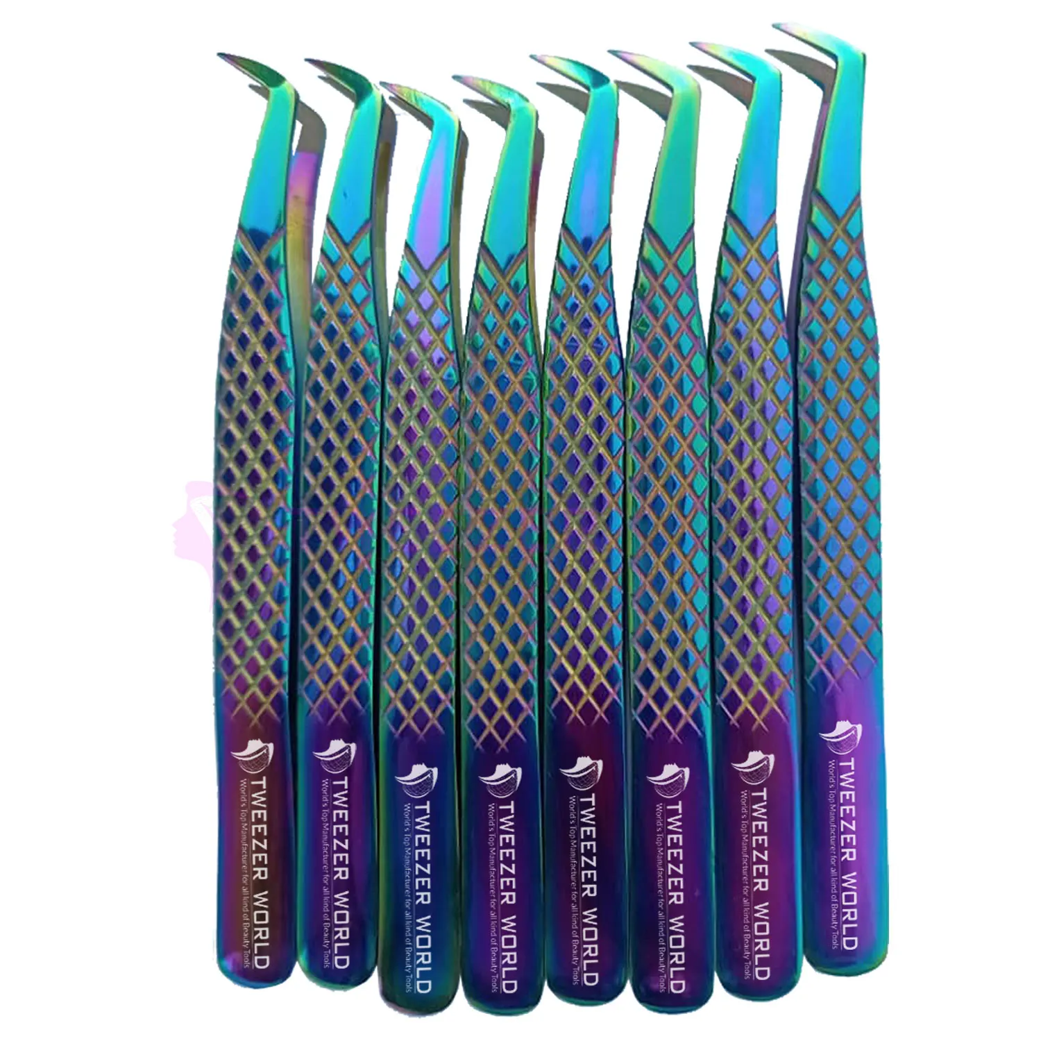 Best Selling Stainless Steel Titanium Rose Gold Diamond Grip Volume