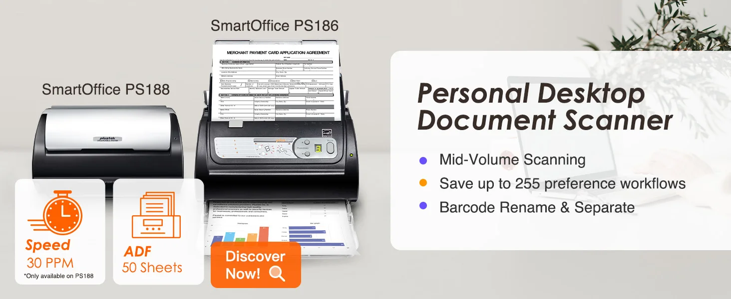 Document Scanner Desktop High Speed Duplex Color Scanner,A4 / A3