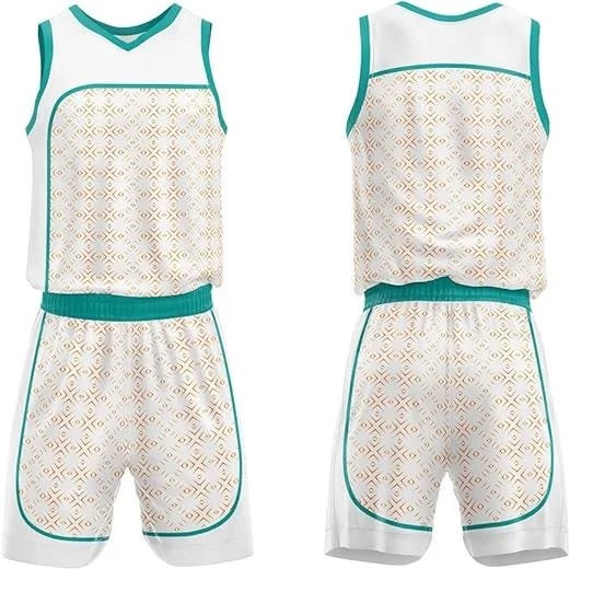 Баскетбольная форма из Пакистана трикотажные шорты с сублимационной печатью баскетбольная на заказ обслуживание OEM