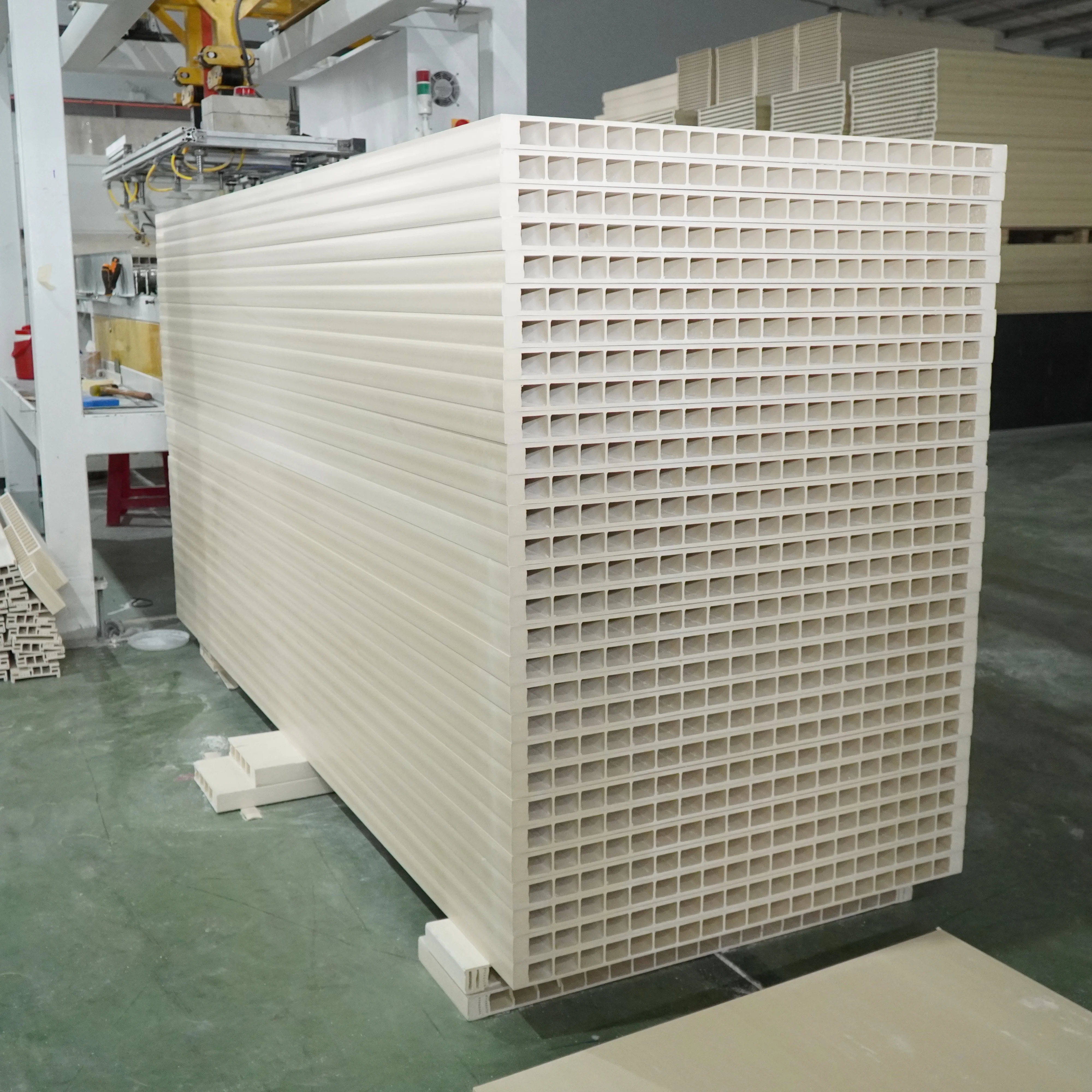Full Wpc Doors Panel 40mm Thickness For Interior Doors Raw Material Pvc