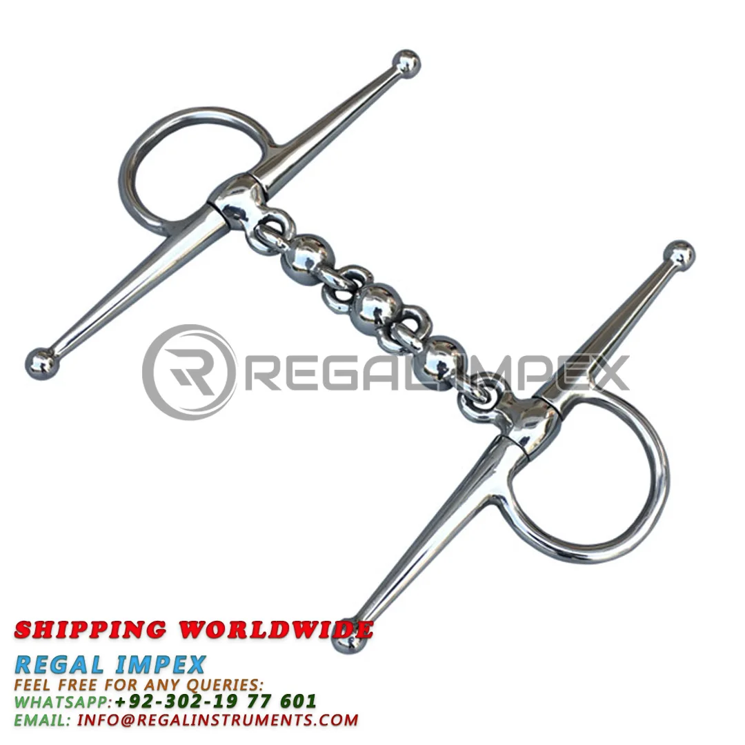 Horse Bit Stainless Steel Full Cheek Waterford Mouth Wholesale