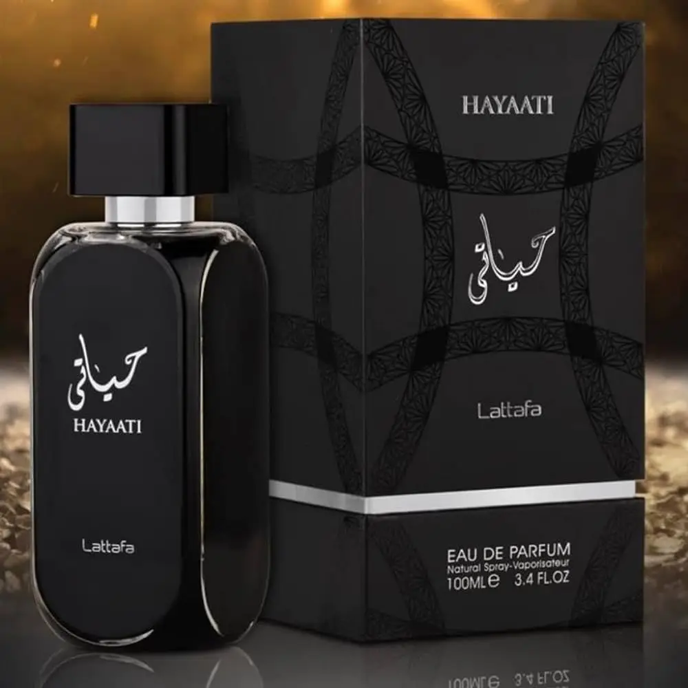 Perfume Hayaati Black by Lattafa - Long Lasting Eau De