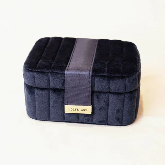 New Large Capacity Jewelry Box High-end Exquisite Jewelry Gold Hand Jewelry Necklace Earrings Ring Nail Portable Storage Box