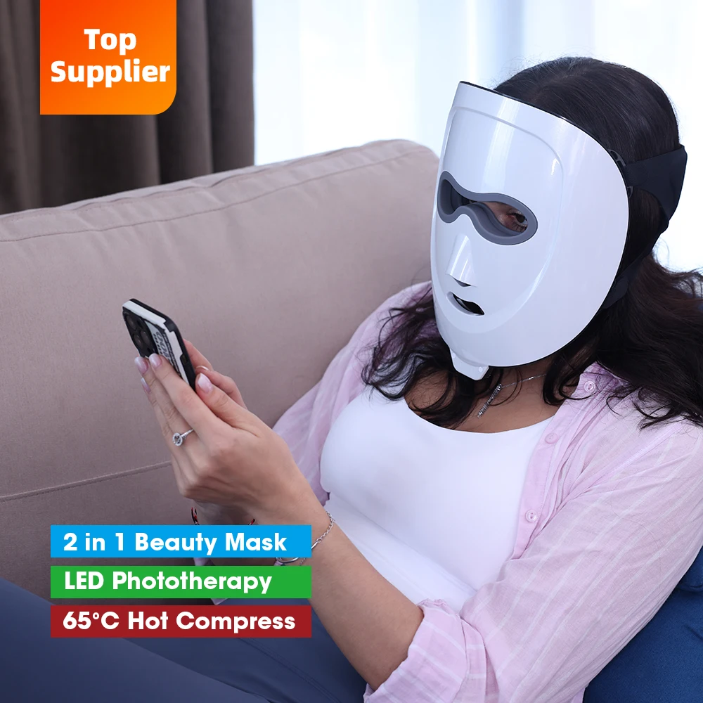Redfy Farinfrared Graphene Hot Compress Pdt Face Lifting Flexible Led