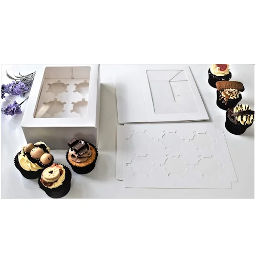 10-Pack Eco-Friendly Portable Cupcake  Boxes - Image 5