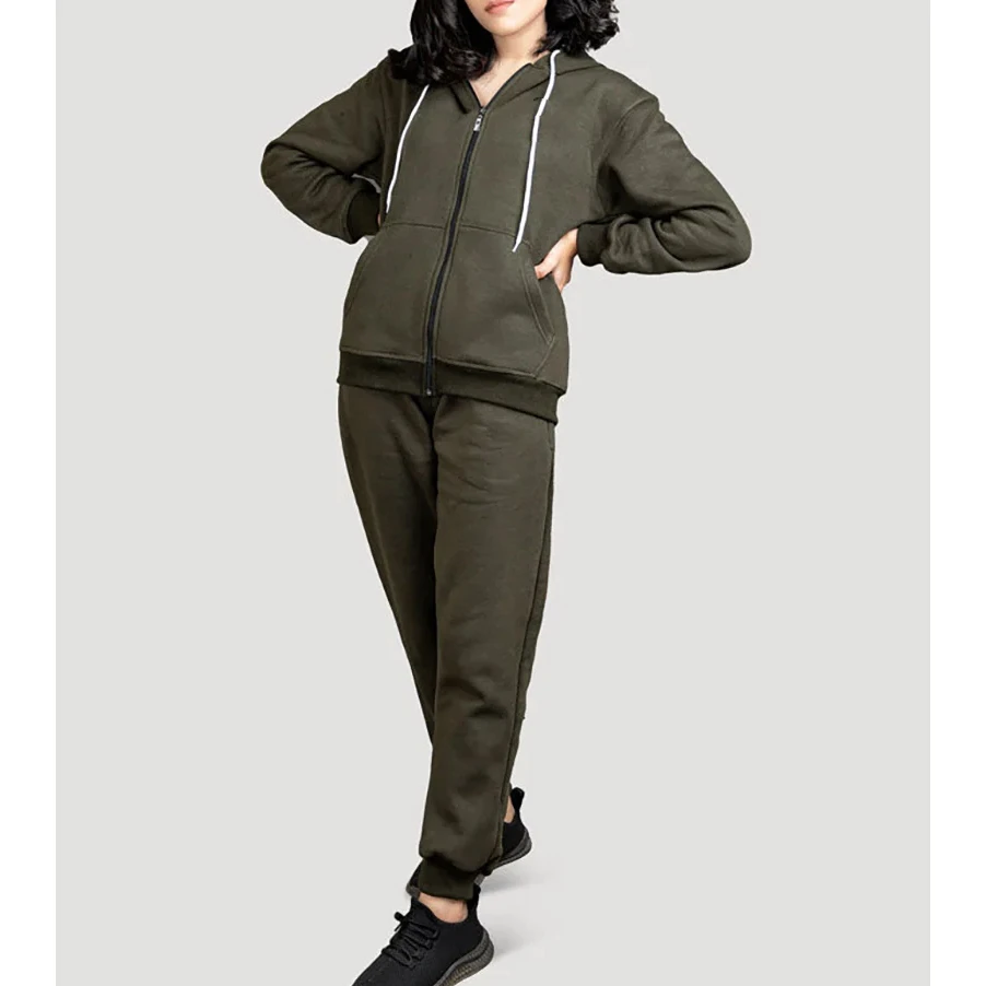 Hooded Tracksuit Womens Plus Size Track Suit Piece Womens PLUS