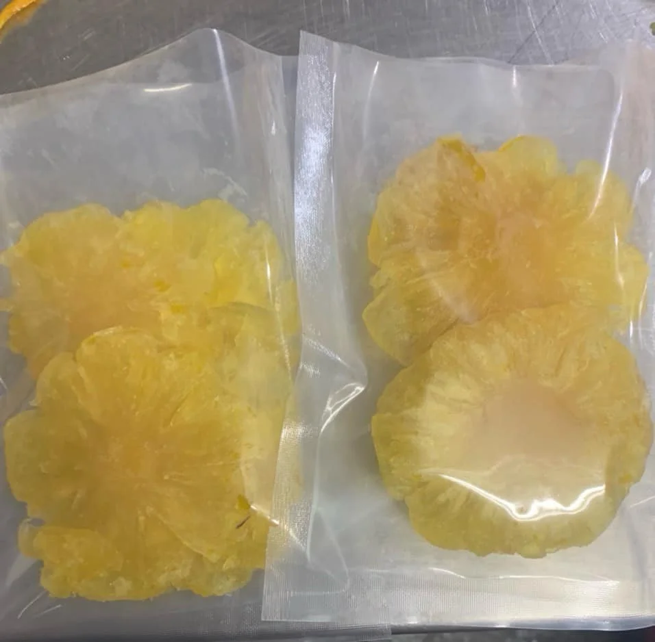 Dried Pineapple Slices Soft with Sugar Delicious Dried Fruit Tropical Exotic