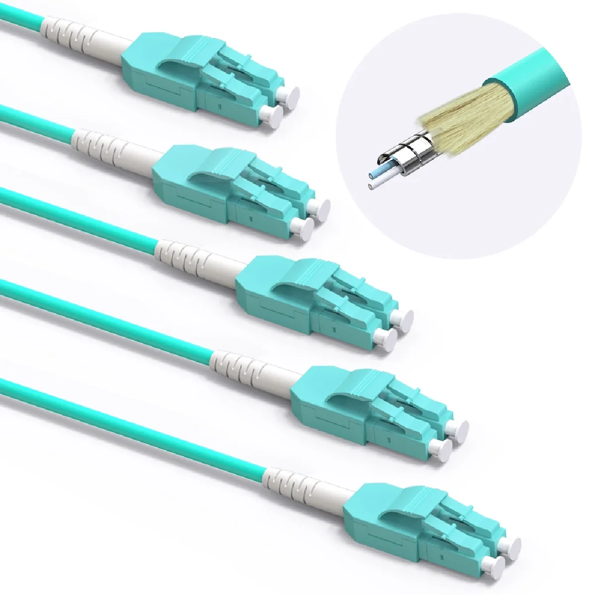 Vandesail 90m Lc To Lc Armored Multimode Om3 Uniboot Fiber Optic Cable ...