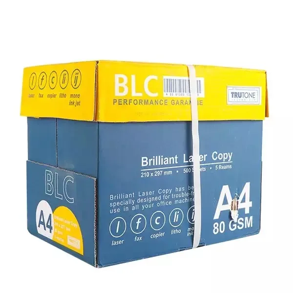 Quality Brilliant Laser Copy A4 Paper / Blc 80gsm 75gsm 70gsm /bond