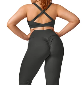 Wholesale Custom High Quality Women's Yoga Sports Bras Plus Size  Gym Fitness Crop Top for Women Plus Size Bra XXXLl