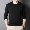 German velvet crew neck [black]