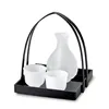 2554-TKG Fubuki buque para beber con Handbasket-Blanco