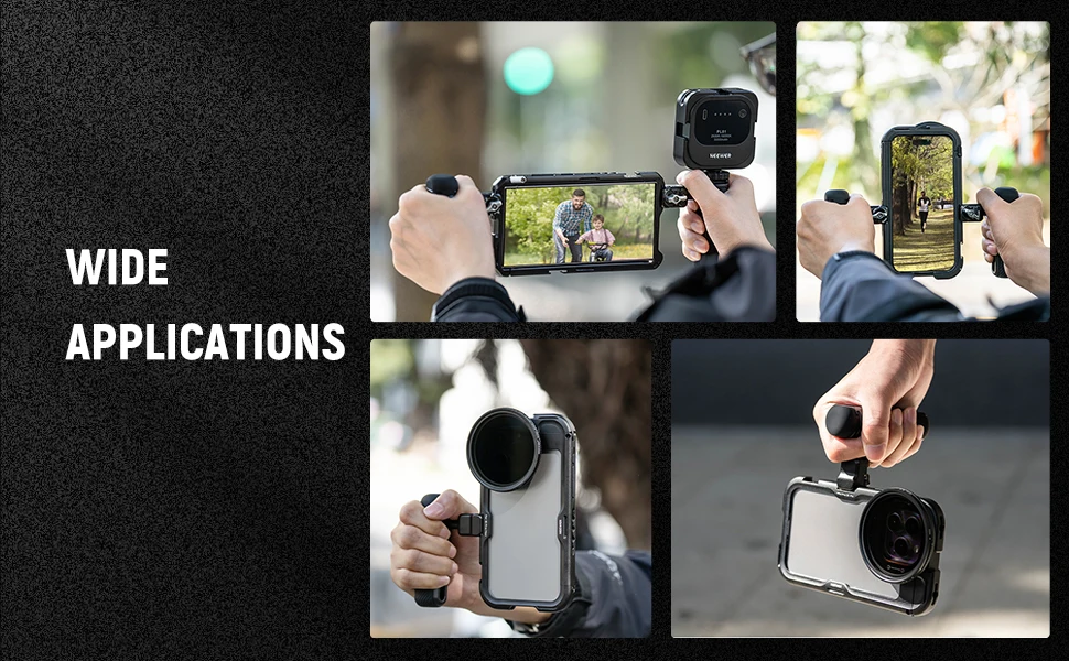 NEEWER PA045B/PA045S hızlı bırakma telefon kafesi yan kol