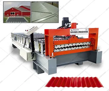 XN Best-Efficiency Corrugated Roof Tile Forming Machine Sheet Metal Roll Creating Equipment with Motor and Pump Core Components