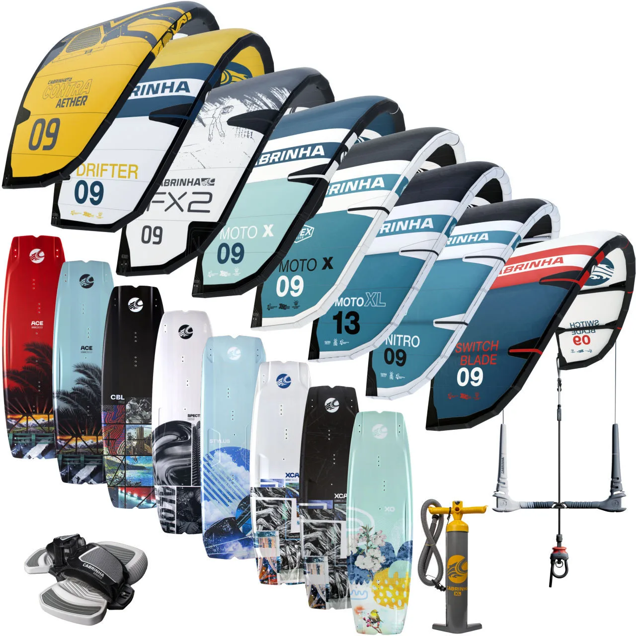 LEGIT WHOLESALER OF ORIGINAL 2024 Cabrinha Switchblade 12m Kite for Kiteboarding & Kitesurfing with Warranty