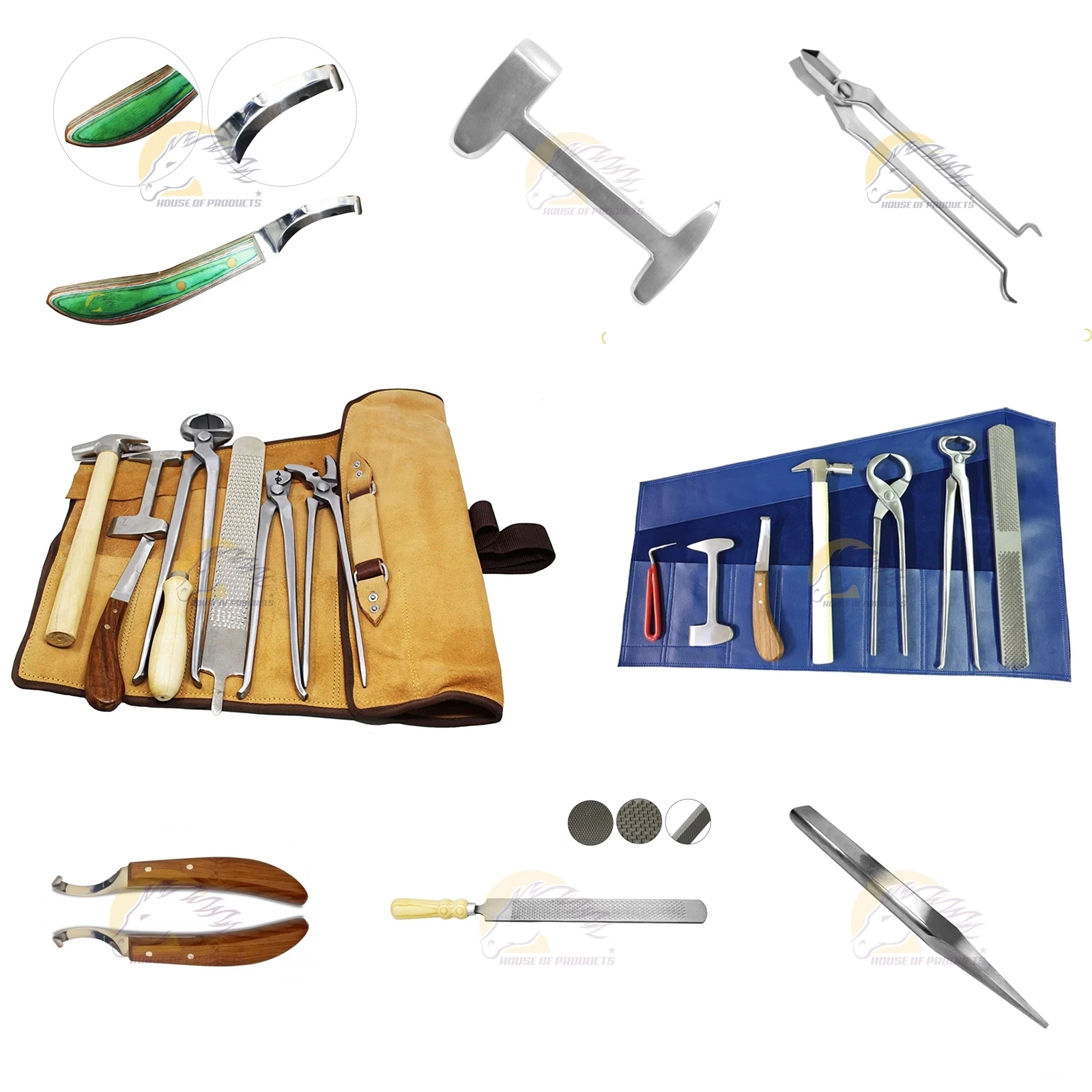 Farrier Tools Kit Professional Farriers Horse Tools Hoof Trimming Tool