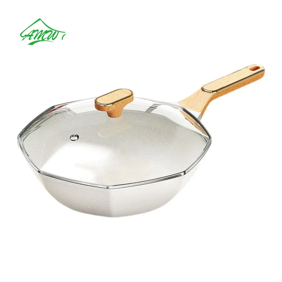 Медицинский камень восьмиугольная форма антипригарная домашняя сковорода многофункциональная переносная кухонная