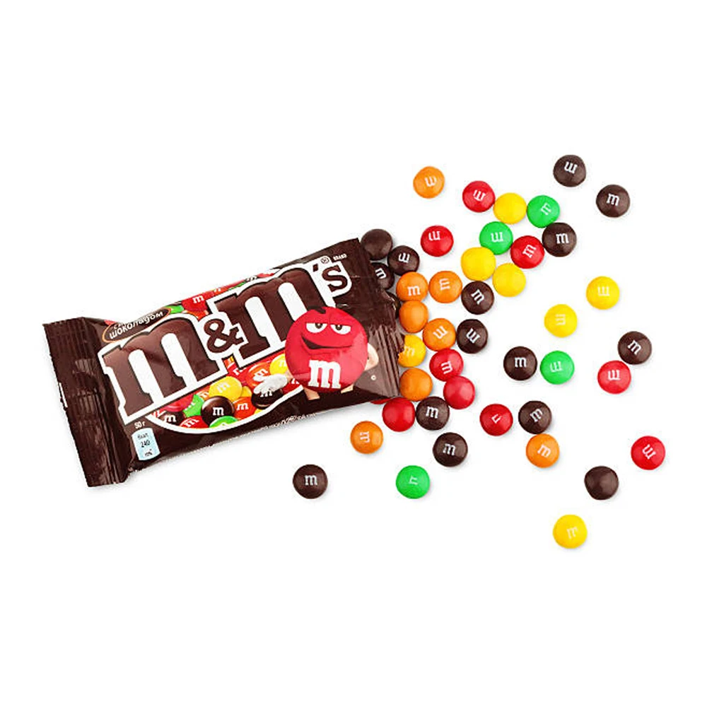 M&m's 28g Choco Candies Milk Chocolate Beans M M Peanut Chocolate Beans ...