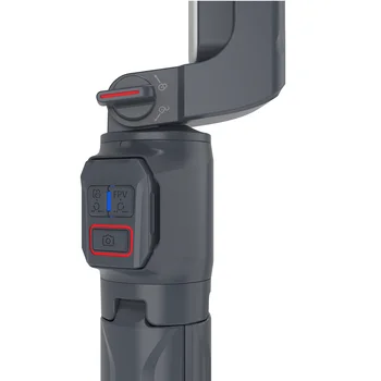 A10 Handheld Mobile Phone Gimbal Stabilizer with LED Fill Light Portable 2-axis Extension Rod Gimbal Selfie Stick Tripod detail image
