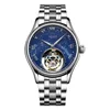 silvery-blue-silvery stainless steel