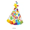 Palloncino in Foil a Forma di Cappello "Buon Compleanno"