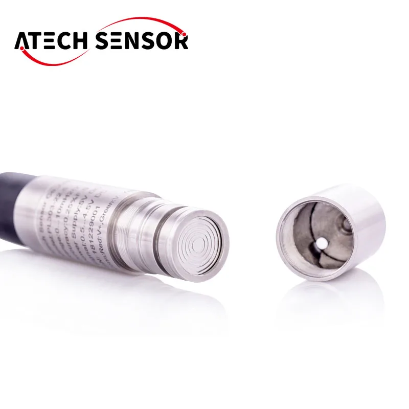 Atech Groundwater Deep Bore Well Hydrostatic Low Borehoel Ground Water Level Sensor in the Well Submersible Level Sensor