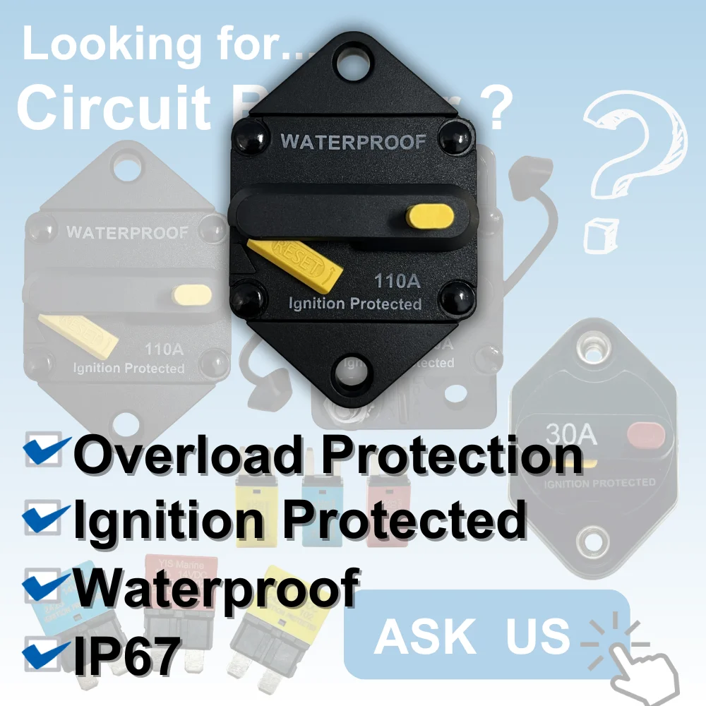 Ignition Protection Device 150A Ignition Protected Panel Mount Circuit Breaker for RV| Alibaba.com