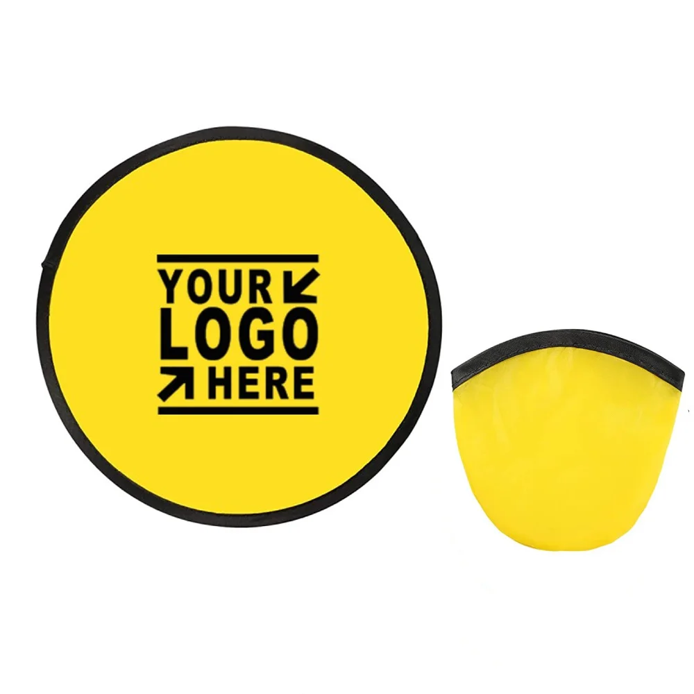 Custom Printing Promotional Nylon Pop Up Flying Disc Fan with Pouch