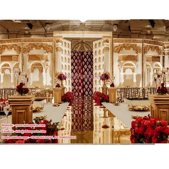Hindu Wedding Open Stage & Mandap Setup Grand Fusion Wedding Theme ...