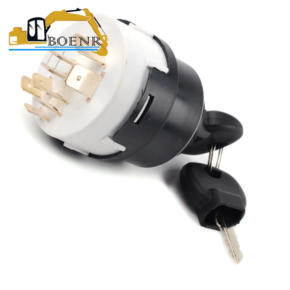 Excavator Parts 01/80184 W/(2) Keys 50988 Ignition Switch