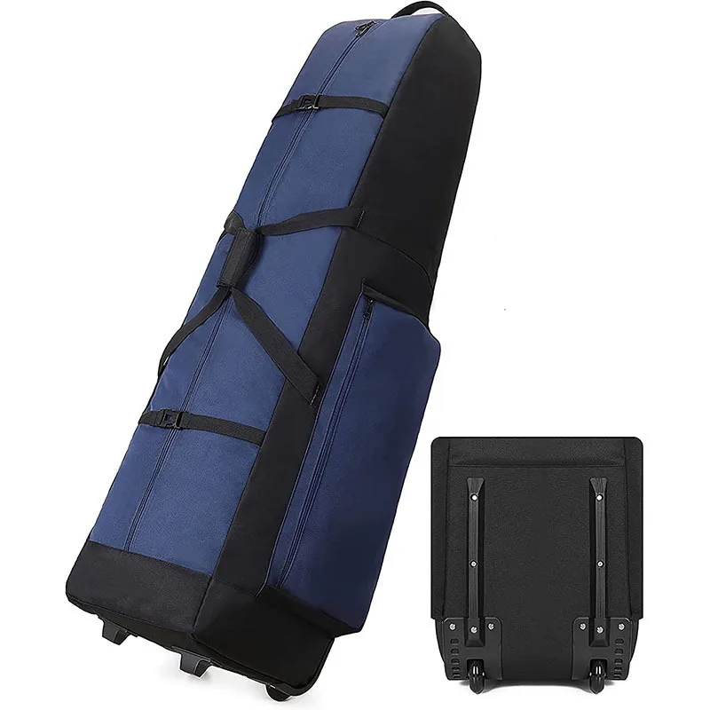 Wholesale Folding Travel Golf Bag With Wheels Golf Aviation Bag Custom