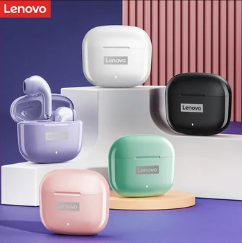 Lenovo Lp40pro Lenovo Lp40 Pro Earbuds Ipx5 Waterproof Bt 5.0 Gaming Headset Tws Wireless Earphone Headphone Plastic Original