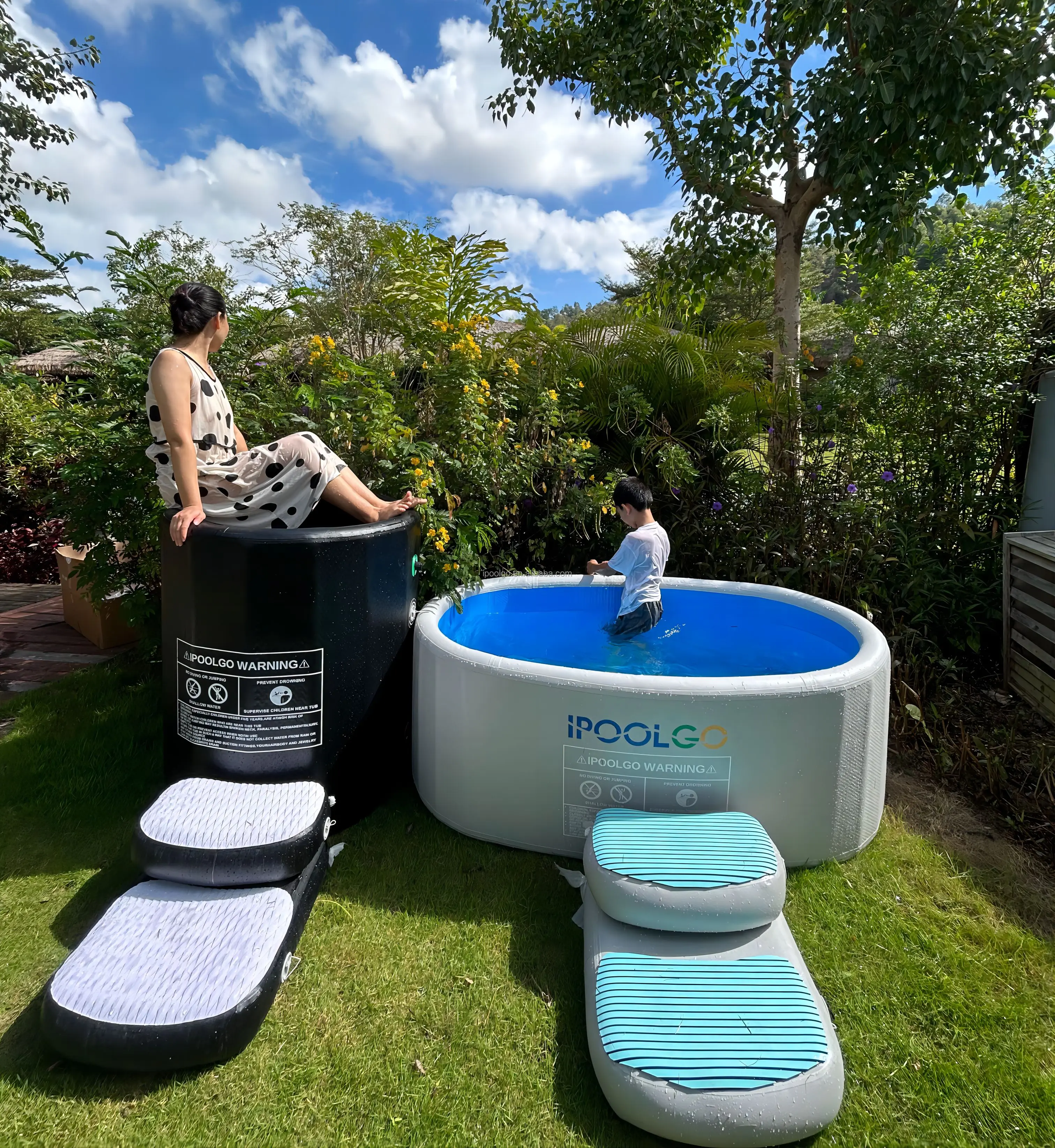 Xtreme Recovery Pod Ice Bath Premium Vasca Por Crioterapia Ghiaccio