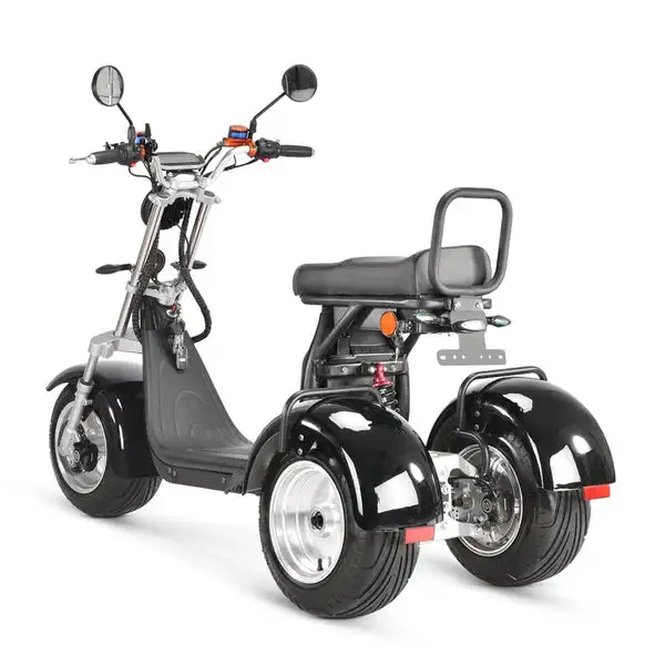 CP-7 4000W Motor 60V Double 20Ah Battery 3-Wheel Tricycle Citycoco Electric Vehicle