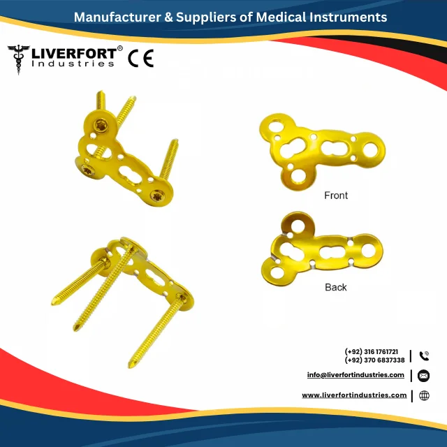 High Quality Orthopedic Titanium Distal Radius Volar Locking Plates 2 to 6 Holes L & R 2.7mm 10 Pcs Set Bone Surgery Instruments