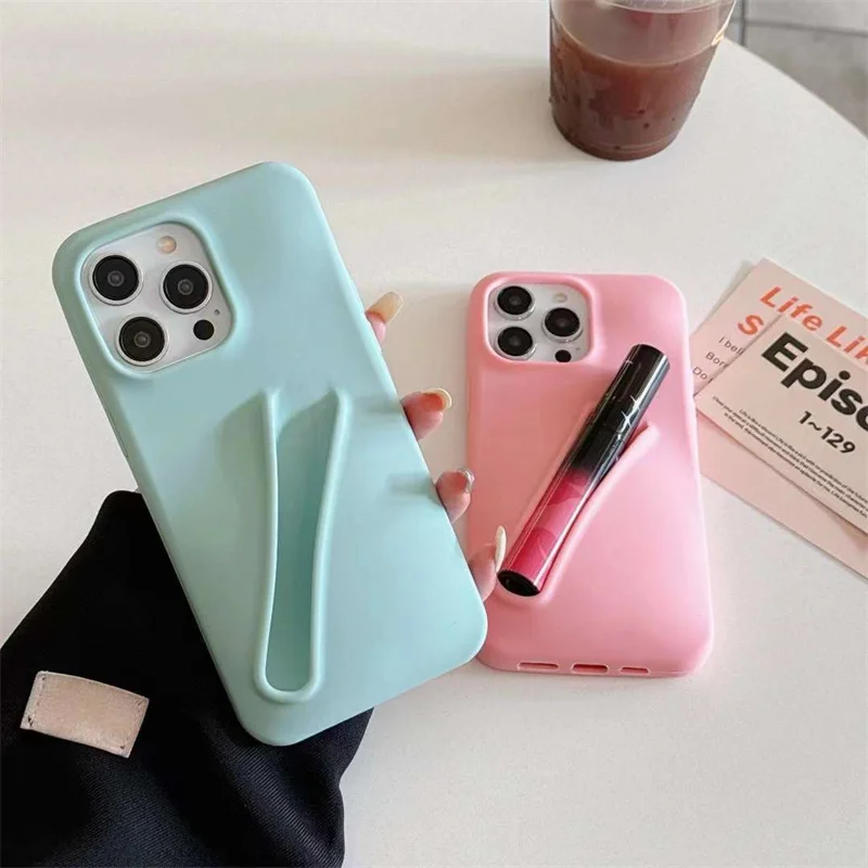 NEW Custom Design Logo on Lip Gloss Mobile Phone Case Suitable for Lipstick Lip Balm Holder Phone Case for Iphone 13 12 Pro Max NEW Custom Design Logo on Lip Gloss Mobile Phone Case Suitable for Lipstick Lip Balm Holder Phone Case for Iphone 13 12 Pro Max
