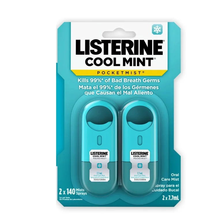 Listerine Pocketmist Cool Mint Oral Care Mist For Bad Breath,7.7 - Buy ...